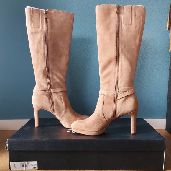 NATURALIZER New Taelynn Tall Knee-High Boots - Taupe - Picture 5 of 9